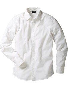 bonprix Strečová košeľa Slim Fit, farba biela