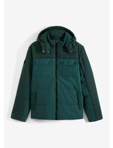bonprix Zimná prešívaná bunda, farba zelená, rozm. 46
