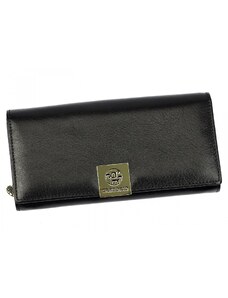 Dámska kožená peňaženka čierna - Gregorio Lorenca čierna