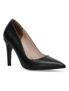 İnci Versilla.c 2pr čierne dámske topánky na podpätku