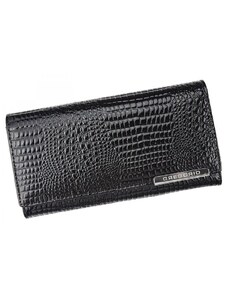 Dámska kožená peňaženka čierna - Gregorio Lisanda čierna