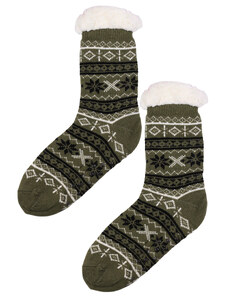 Pesail Snowy green huňaté ponožky baránok MC 113