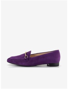 Women's purple suede loafers Högl Close - Women's