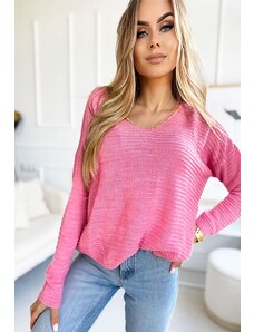 AO Ružový dámsky sveter