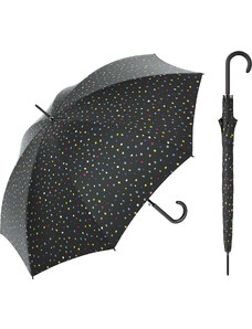 UNITED COLORS OF BENETTON Benetton dáždnik Dlhý automatický Čierny dots 86cm/105cm