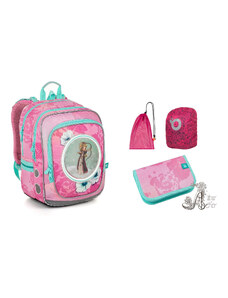 TOPGAL - školské tašky, batohy a sety TOPGAL - LargeSet-ENDY23005 - každý deň nový príbeh vzdelávania - školský set s princeznami