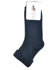 Bratex D-004 Women Terry Women's Socks Smooth 36-41 graphite melange 31