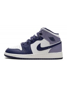 Air Jordan 1 Mid White Sky J Purple GS Veľkosť: 35.5