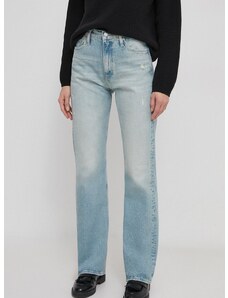 Rifle Calvin Klein Jeans dámske,vysoký pás,J20J222449