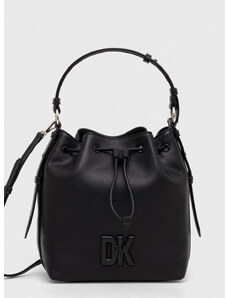 Kožená kabelka Dkny čierna farba, R41JKC55