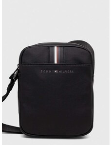 Malá taška Tommy Hilfiger čierna farba, AM0AM11829