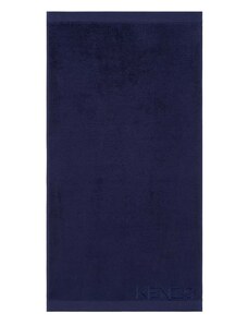 Malý bavlnený uterák Kenzo Iconic Navy 55x100 cm