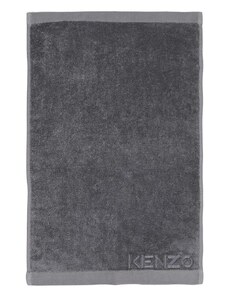 Malý bavlnený uterák Kenzo Iconic Gris 55x100 cm