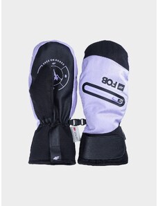 4F Dámske snowboardové rukavice Thinsulate - fialové