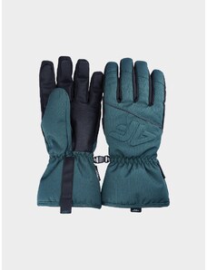 4F Pánske lyžiarske rukavice Thinsulate - morské zelené