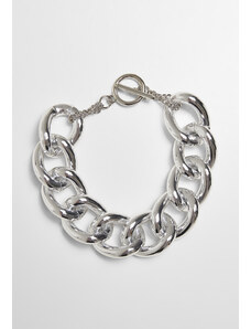 Urban Classics Accessoires Glittering Chain Bracelet - Silver Color