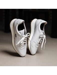 Vasky x Botas White - Pánske kožené tenisky / botasky biele, ručná výroba