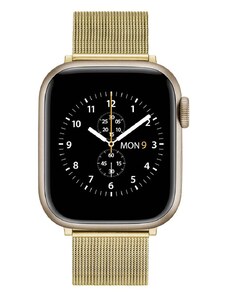 Remienok pre apple watch Daniel Wellington Smart Watch Mesh strap G 18mm zlatá farba