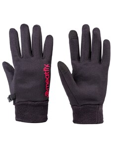 Dámske rukavice Meatfly Powerstretch čierna/ružová