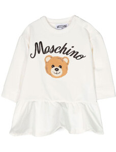 Moschino Kojenecké šaty pro holky Ve výprodeji, Bílá, Bavlna, 2024, 12M 18M 2Y 3M 3Y 6M 9M