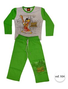 Chlapčenské pyžamo PALADIN, veľ.104, zeleno-sivá, COOL Comics
