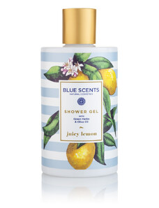 Blue Scents Shower gel juicy lemon - Sprchovací gél so šťavnatým citrónom 300 ml