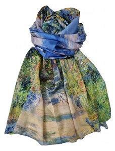 Katrin's Fashion Hodvábny Dámsky elegantný šál Van Gogh