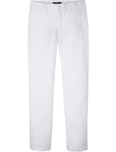 bonprix Chino nohavice, Regular Fit, Straight, komfortný pás, farba biela