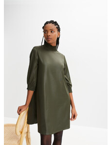 bonprix Koženkové šaty, farba zelená, rozm. 48/50