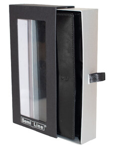 Peňaženka Semiline RFID P8264-0 čierna