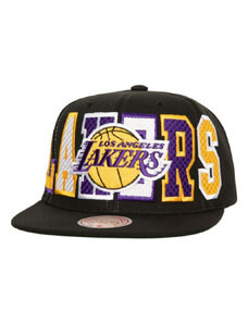 Mitchell & Ness Varsity Bust Snapback Cap Los Angeles Lakers HHSS6461-LALYYYPPPBLCK