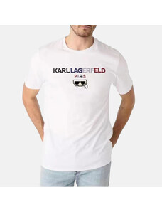 Pánské bílé triko Karl Lagerfeld 55655