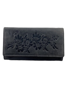 Dargelis Dámska kožená peňaženka - čierna 4043