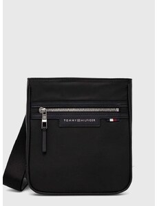 Malá taška Tommy Hilfiger čierna farba,AM0AM11831