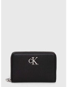 Peňaženka Calvin Klein Jeans dámsky,čierna farba,K60K611500