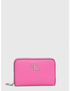 Peňaženka Calvin Klein Jeans dámsky, ružová farba, K60K611500