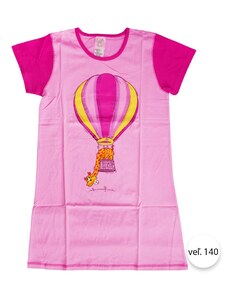Dievčenská nočná košeľa ŽIRAFKA-LOON-8, veľ.140, ružová, Vienetta Secret