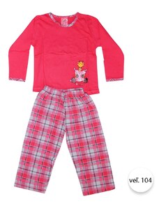 Dievčenské pyžamo My pillow, veľ.104, ružovo-červená, Vienetta Secret