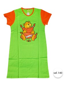 Dievčenská nočná košeľa MACKO-5, veľ.140, zelená, Vienetta Secret