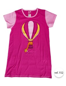Dievčenská nočná košeľa ŽIRAFKA-LOON-3, veľ.152, ružová, Vienetta Secret