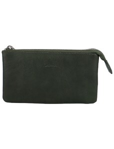 Dámska kožená peňaženka tmavo zelená - Katana Sialla zelená