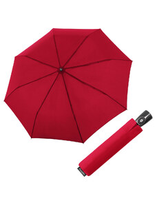 Doppler Magic Fiber červený - dámsky plne-automatický dáždnik