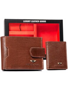Peterson Darčekový set peňaženka, puzdro na doklady a kľúčenka