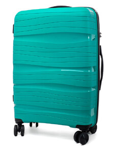 Rogal Zelený prémiový plastový kufor "Royal" s TSA zámkom - veľ. M, L, XL