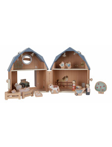 LITTLEDUTCH LITTLE DUTCH Domček pre bábiky drevený prenosný Farma