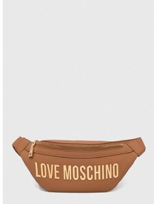 Ľadvinka Love Moschino hnedá farba
