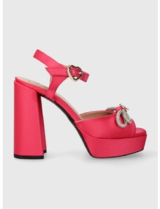 Sandále Love Moschino ružová farba, JA1606CG1IJO0604
