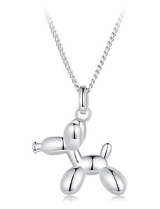 Ligot Strieborný náhrdelník balónový pes
