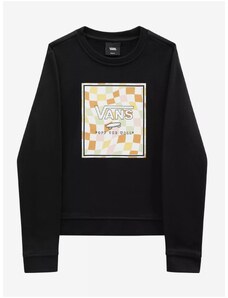 Black Girls' Sweatshirt VANS Wavy Check Box Logo - Girls