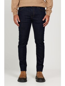 AC&Co / Altınyıldız Classics Men's Dark Navy Extra Slim Fit Slim Fit Cotton Stretchy Rip Jeans Trousers Denim